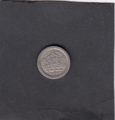 Beschrijving: 5 Cent WILHELMINA